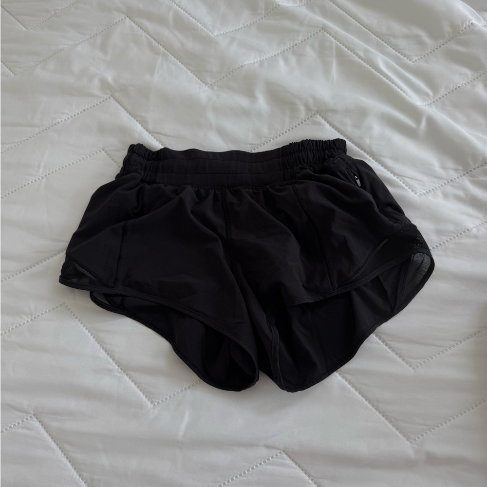 Women's Black Athletic Shorts Hotty Hot 2.5